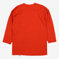 Vintage Russell Athletic T-Shirt L Mens Orange 90s Long Sleeve Single Stitch