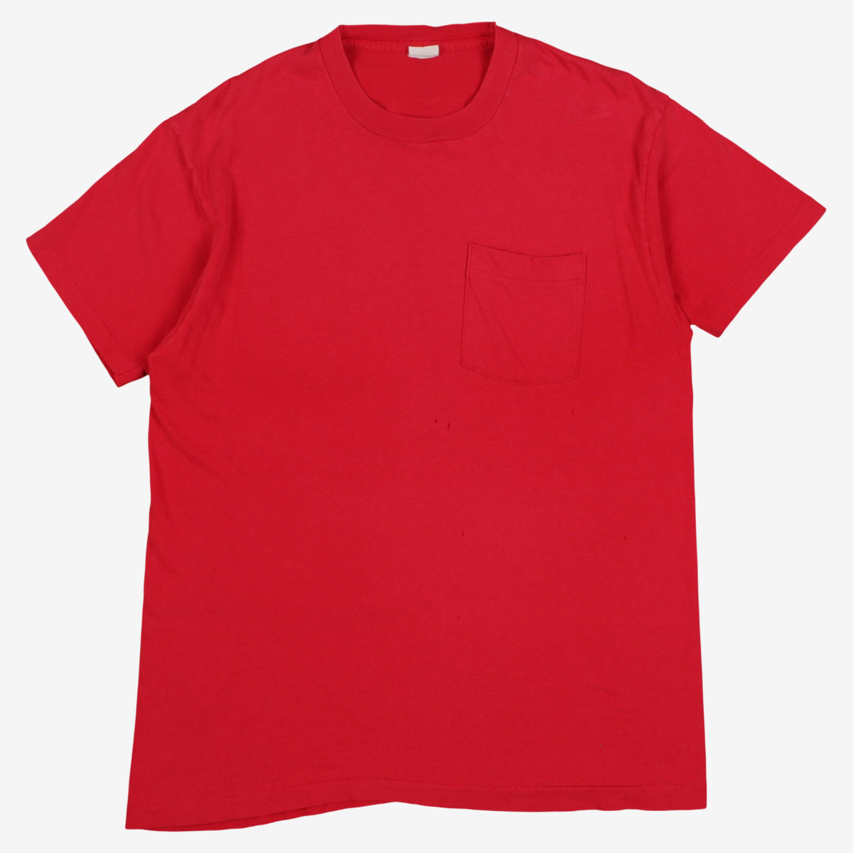 Vintage Single Stitch Blank T-Shirt L Mens 00s Red Short Sleeve All Seasons