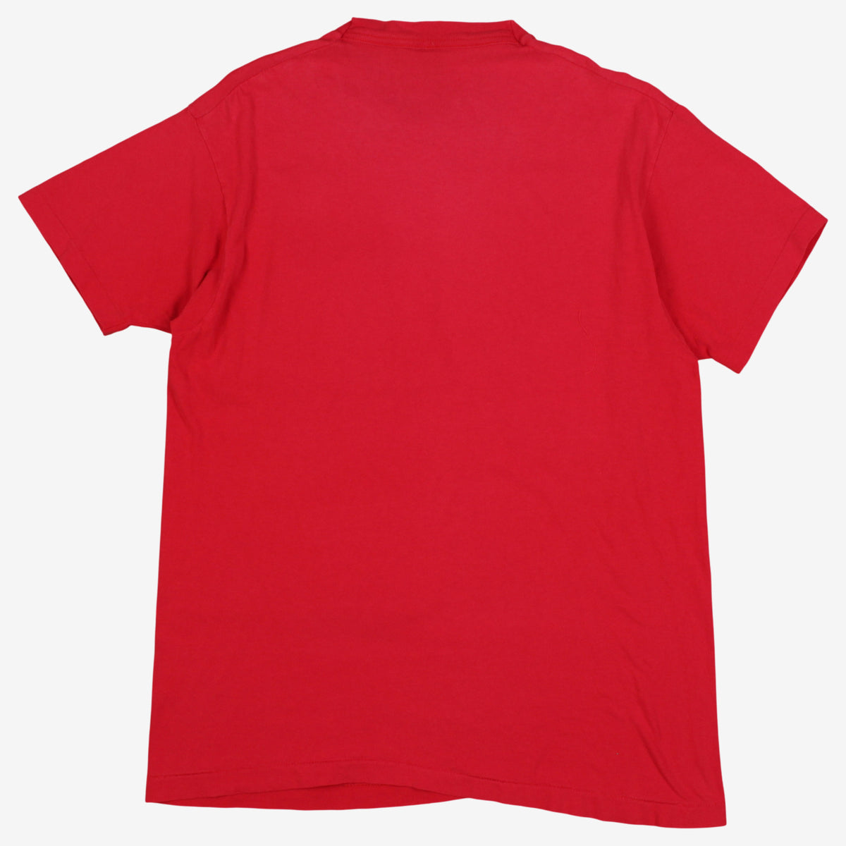 Vintage Single Stitch Blank T-Shirt L Mens 00s Red Short Sleeve All Seasons
