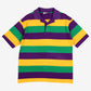 Vintage Accent Annex Polo T-Shirt M Mens 90s Striped USA Made Single Stitch