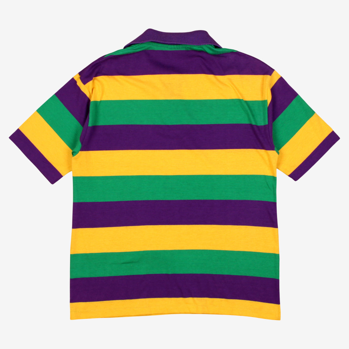Vintage Accent Annex Polo T-Shirt M Mens 90s Striped USA Made Single Stitch