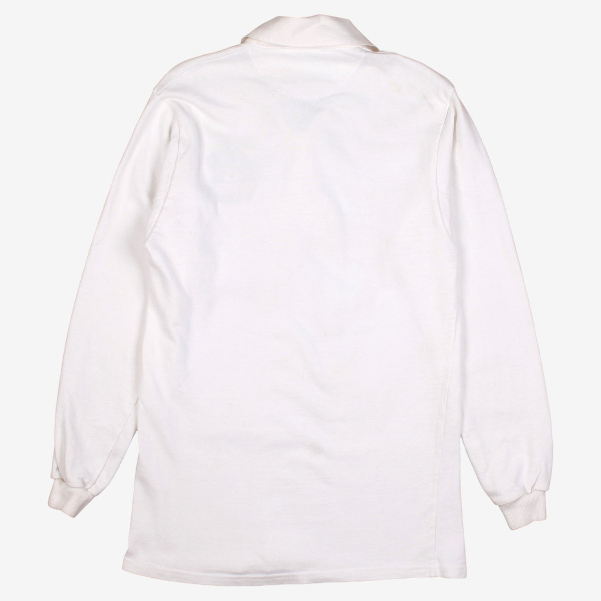 Vintage Maxmore Rugby Shirt T-Shirt M Mens 00s White Long Sleeve Logo