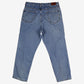 L.L. Bean Lined Loose Jeans 34x30 Blue 00s Light Stonewash Straight Denim