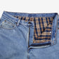 L.L. Bean Lined Loose Jeans 34x30 Blue 00s Light Stonewash Straight Denim