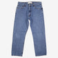 Levis 505 Jeans 34x29 Blue 00s Regular Straight Medium Stonewash Denim