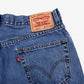 Levis 505 Jeans 34x29 Blue 00s Regular Straight Medium Stonewash Denim