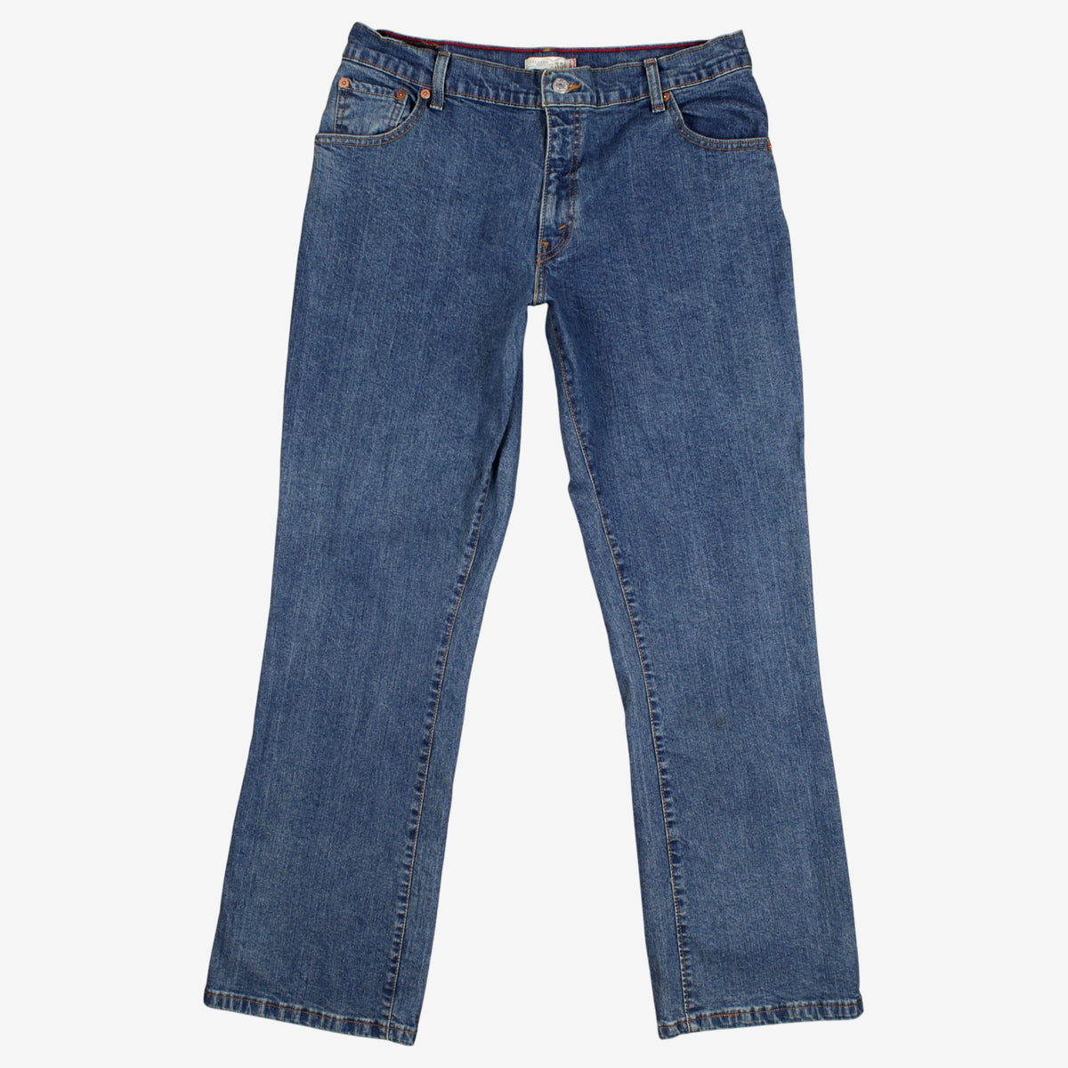 Levis 550 Jeans 34x32 Womens Blue 00s Relaxed Bootcut Stonewash Wide Leg