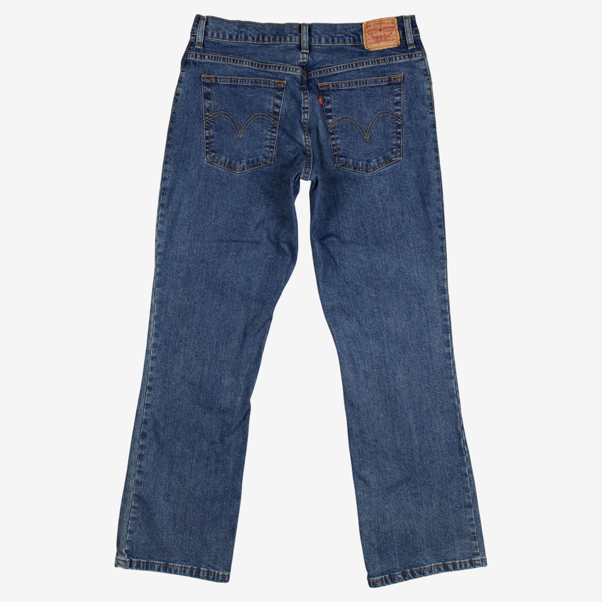 Levis 550 Jeans 34x32 Womens Blue 00s Relaxed Bootcut Stonewash Wide Leg