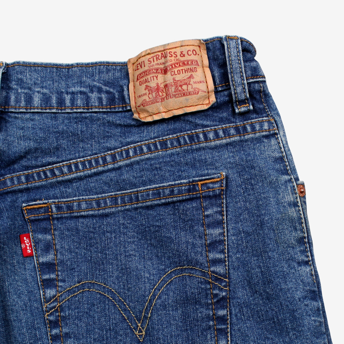 Levis 550 Jeans 34x32 Womens Blue 00s Relaxed Bootcut Stonewash Wide Leg