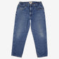Vintage L.L.Bean Jeans 34x30 Blue Plaid Lined Stonewash Comfort Waist Denim