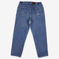 Vintage L.L.Bean Jeans 34x30 Blue Plaid Lined Stonewash Comfort Waist Denim