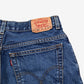 Levis 550 Baggy Jeans 34x28 Womens Blue 00s Wide Leg Relaxed Stonewash Denim