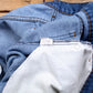 Vintage Levis 517 Jeans 38x29 Mens Blue 70s Regular Bootcut USA Stonewash Denim