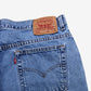 Levis 505 Jeans 34x32 Womens Blue 00s Regular Straight Light Stonewash Denim