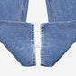 Levis 505 Jeans 34x32 Womens Blue 00s Regular Straight Light Stonewash Denim