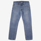 Levis 505 Jeans 32x31 Mens 00s Blue Regular Straight Light Stonewash Denim