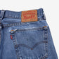Levis 505 Jeans 32x31 Mens 00s Blue Regular Straight Light Stonewash Denim
