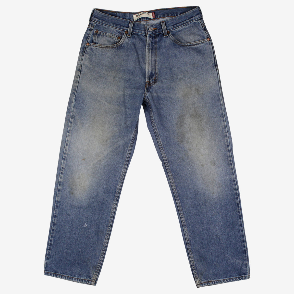 Levis 550 Jeans 32x30 Mens 00s Blue Relaxed Taper Stonewash Denim