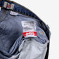 Levis 501 Jeans 31x36 Womens 00s Blue Regular Straight Paint Splatter Denim