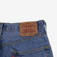 Levis 501 Jeans 31x36 Womens 00s Blue Regular Straight Paint Splatter Denim