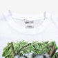 Vintage Oneita T-Shirt L Mens 90s White Graphic Print USA Nature Single Stitch