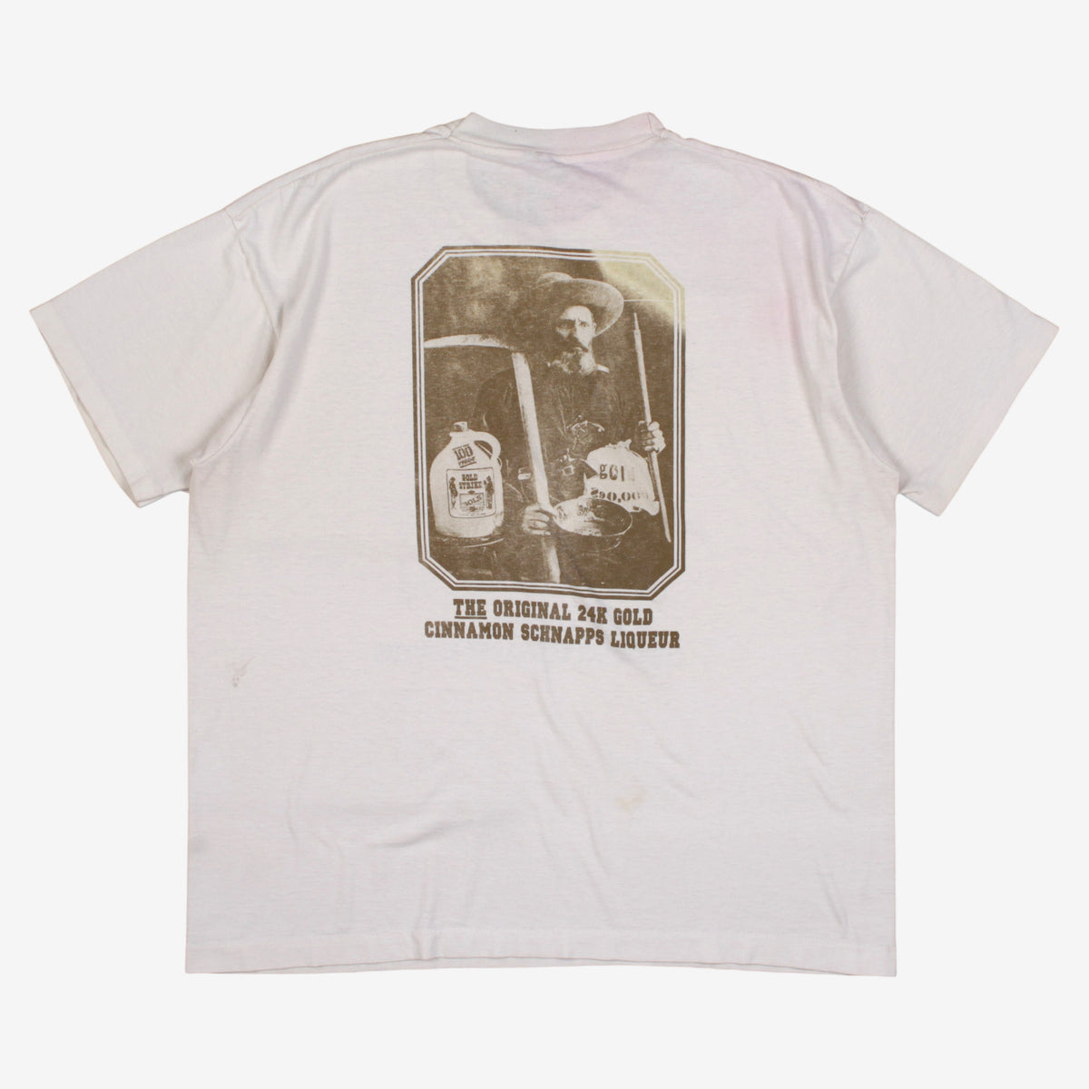 Vintage Fruit of the Loom Graphic T-Shirt XL Mens 80s White USA Single Stitch