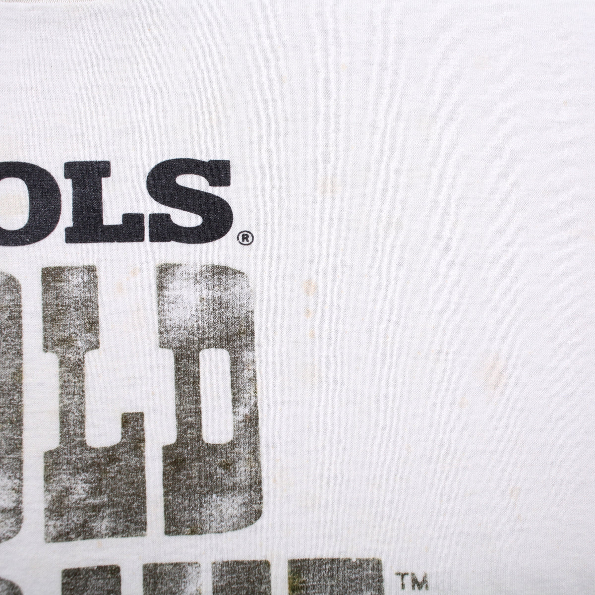 Vintage Fruit of the Loom Graphic T-Shirt XL Mens 80s White USA Single Stitch