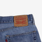 Levis 505 Jeans 34x28 Mens 00s Blue Regular Straight Light Stonewash Denim
