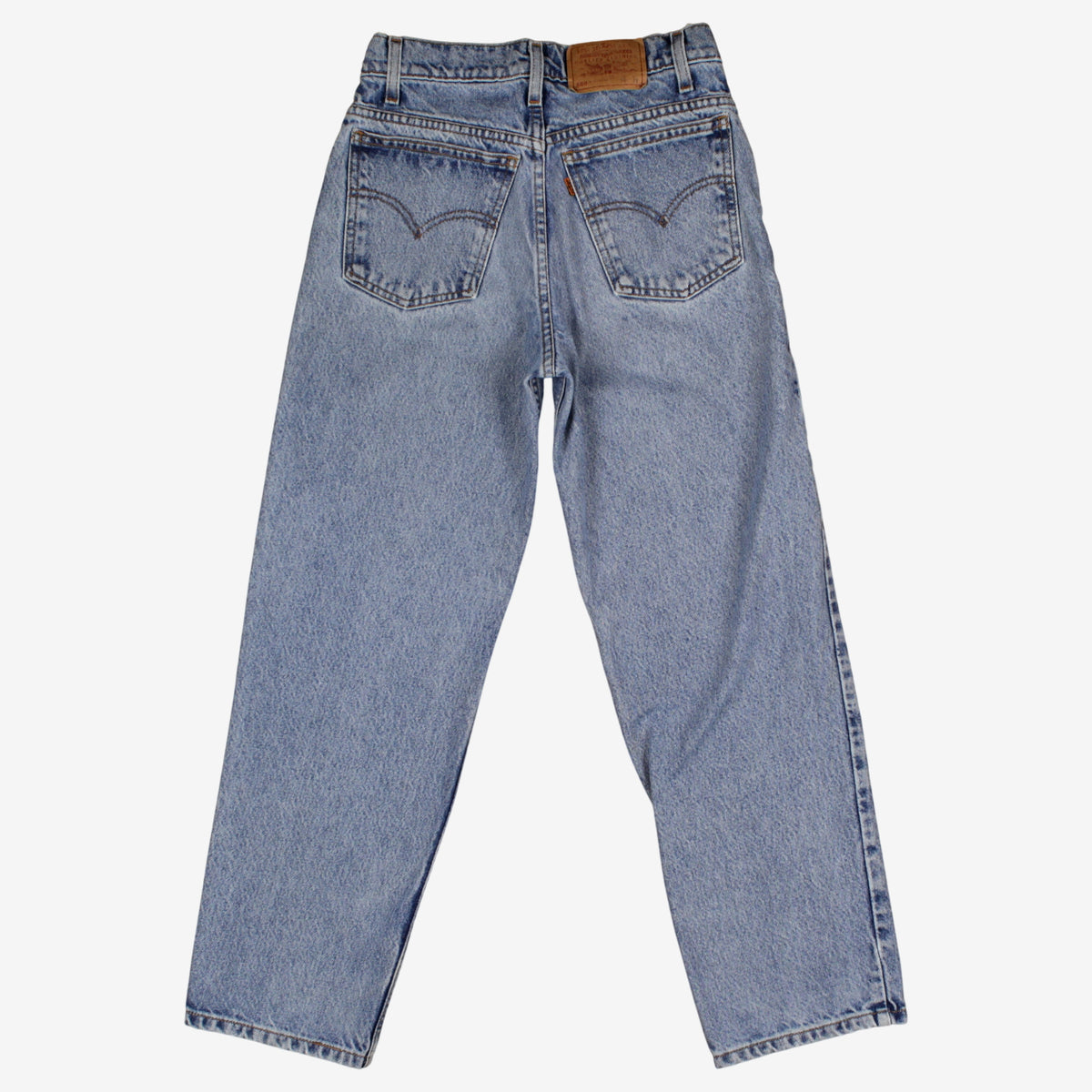 Levis 550 Student Jeans 28x28 Womens Blue Relaxed Taper Light Stonewash Denim
