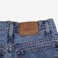 Levis 550 Student Jeans 28x28 Womens Blue Relaxed Taper Light Stonewash Denim