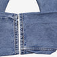 Levis 550 Student Jeans 28x28 Womens Blue Relaxed Taper Light Stonewash Denim