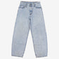 Levis Wide Leg Baggy Jeans 26x28 Womens 00s Blue Light Stonewash Denim