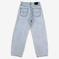 Levis Wide Leg Baggy Jeans 26x28 Womens 00s Blue Light Stonewash Denim