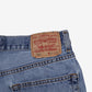 Levis 550 Jeans 33x31 Mens 00s Blue Relaxed Taper Light Stonewash Denim