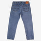 Levis 505 Jeans 38x32 Mens 00s Blue Regular Straight Medium Stonewash Denim