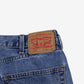 Levis 505 Jeans 38x32 Mens 00s Blue Regular Straight Medium Stonewash Denim
