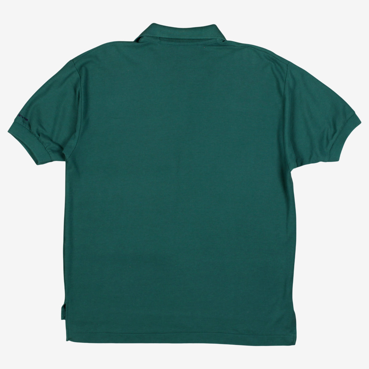 Vintage Levi's Polo Shirt L Mens 90s Green Pique Knit USA Made Single Stitch