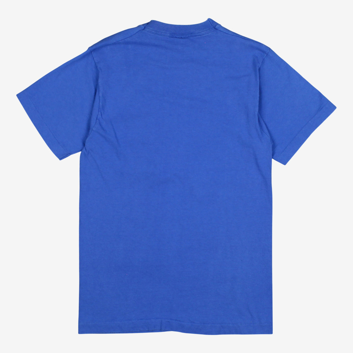 Vintage BVD Single Stitch Blank T-Shirt S Mens 90s Pocket Blue USA Made Classic