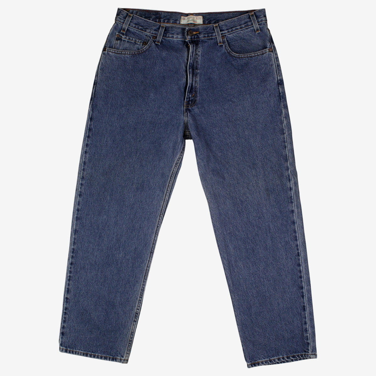 Levis Jeans 36x30 Mens 00s Blue Signature Relaxed Straight Stonewash Denim