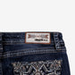 GRACE in LA Jeans 30x32 Womens 00s Y2K Blue Bootcut Embellished Stonewash Denim