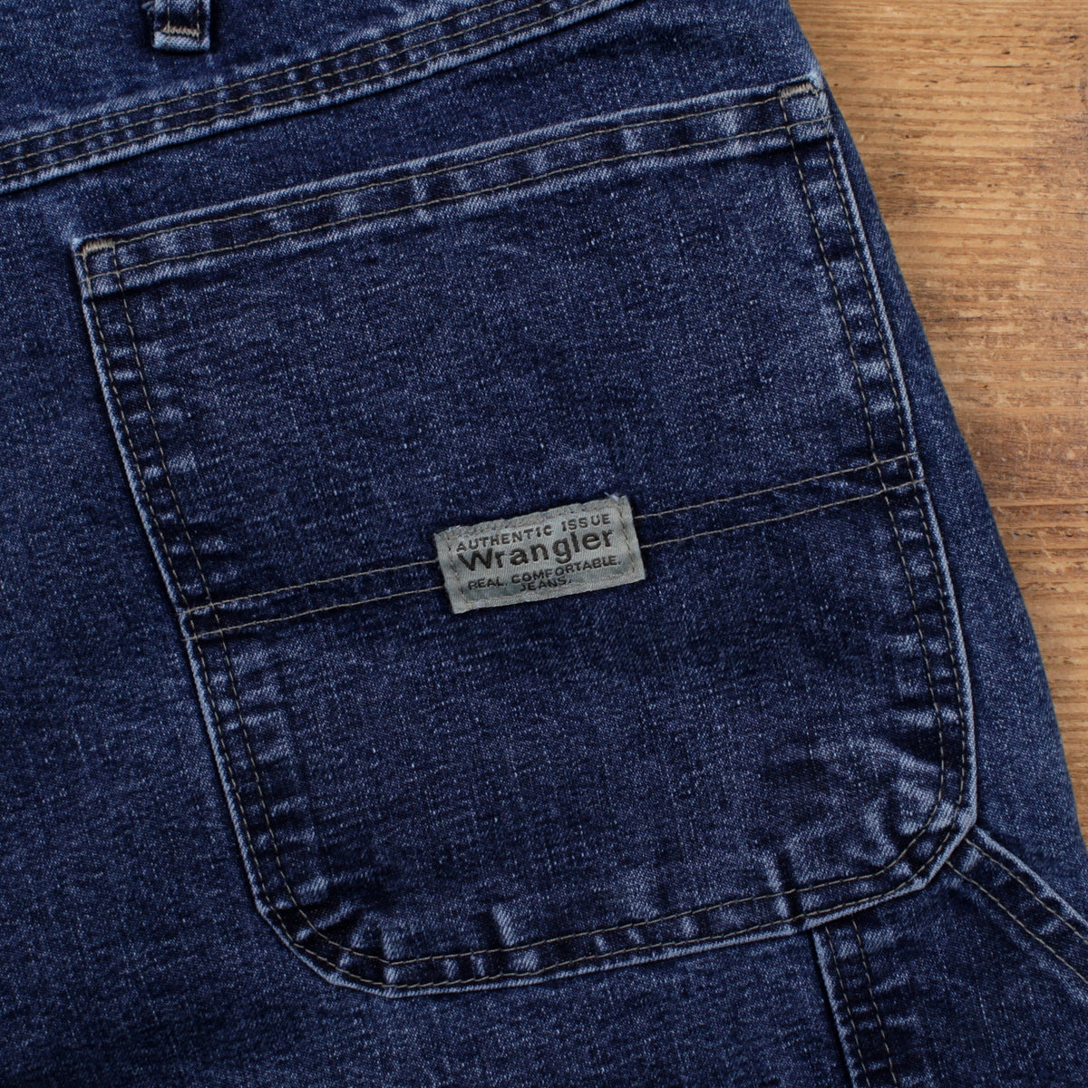 Wrangler Carpenter Jeans 40x30 Mens 00s Blue Stonewash Workwear Utility Denim