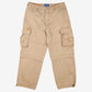 Old Navy Baggy Cargo Trousers 34x30 Mens 00s Beige Twill Y2k Streetwear