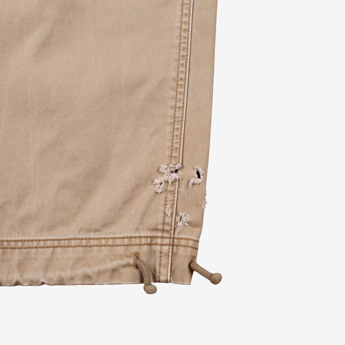 Old Navy Baggy Cargo Trousers 34x30 Mens 00s Beige Twill Y2k Streetwear