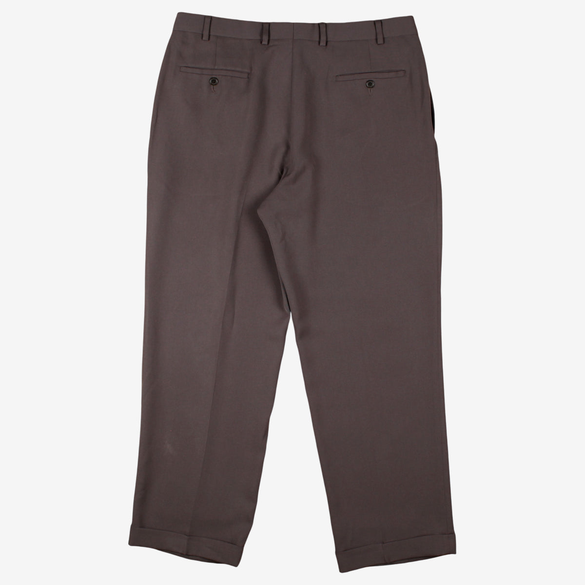 Lauren By Ralph Lauren Dress Trousers 36x30 Womens 00s Grey Pleated Cuffed Hem