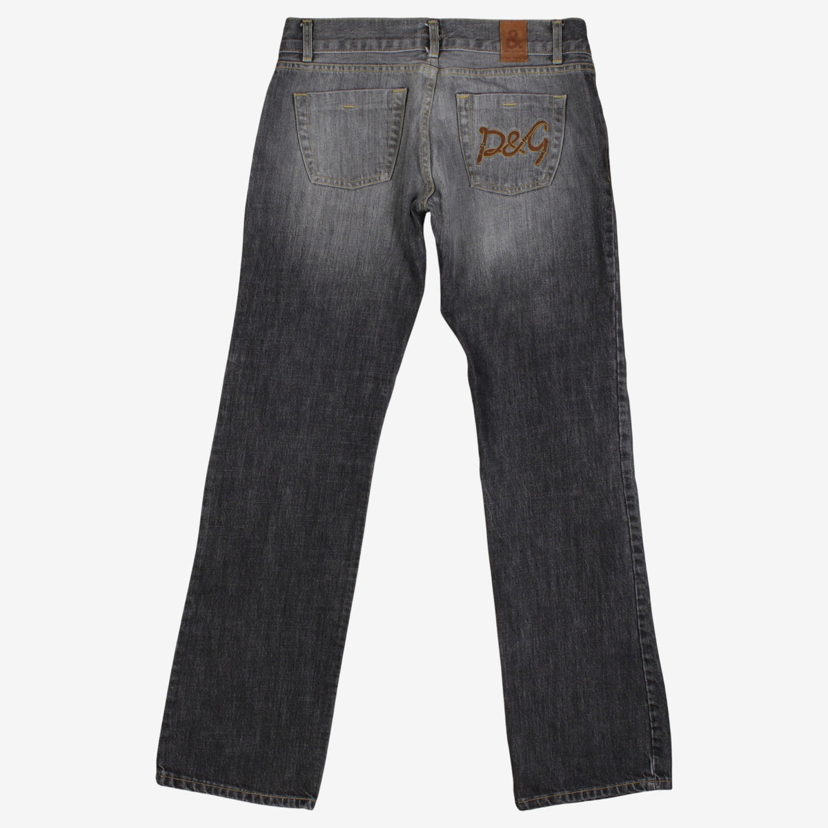 Dolce & Gabbana Y2k Jeans 30x33 Womens D&G Stonewash Straight Designer Denim