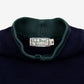 Vintage L.L. Bean T-shirt XL Mens 90s Striped Mock Neck USA Made Preppy Blue