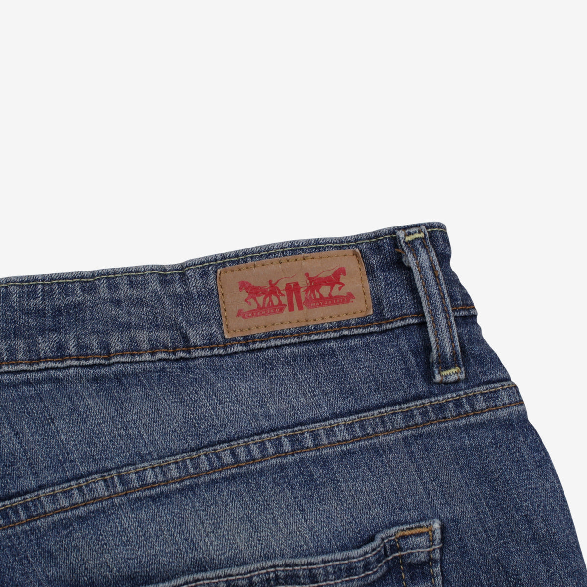Levis Y2k Jeans 38x32 Womens Blue Medium Stonewash Low Rise 00s Bootcut Denim