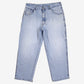 Wrangler Carpenter Jeans 36x30 Mens Blue Wide Light Stonewash Workwear Denim