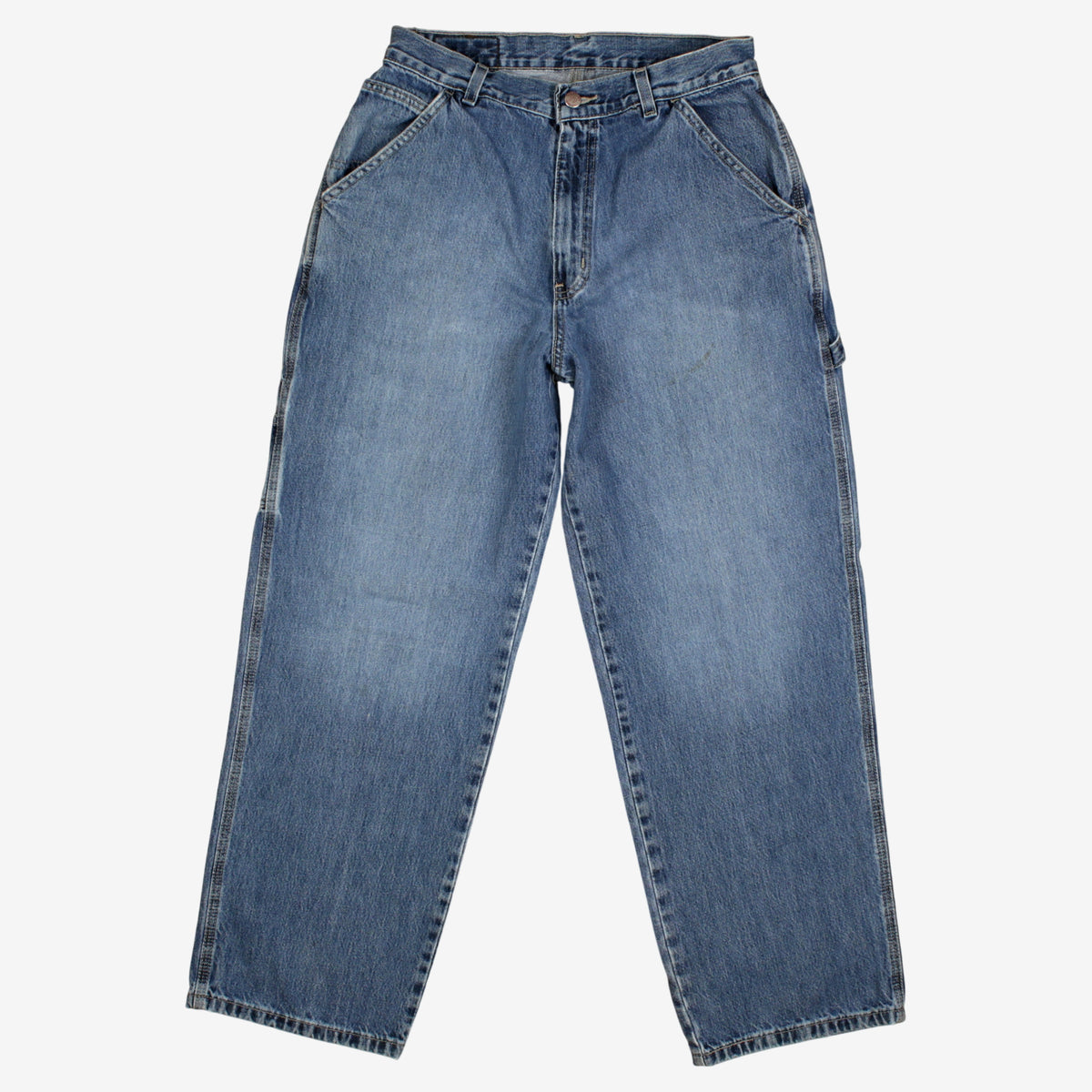 Bugle Boy Carpenter Jeans 30x30 Mens Blue Y2k Medium Stonewash Workwear Denim