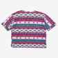 Vintage Be T-Shirt XL Mens Pink 90s Geometric Pattern Red Blue Green Boxy